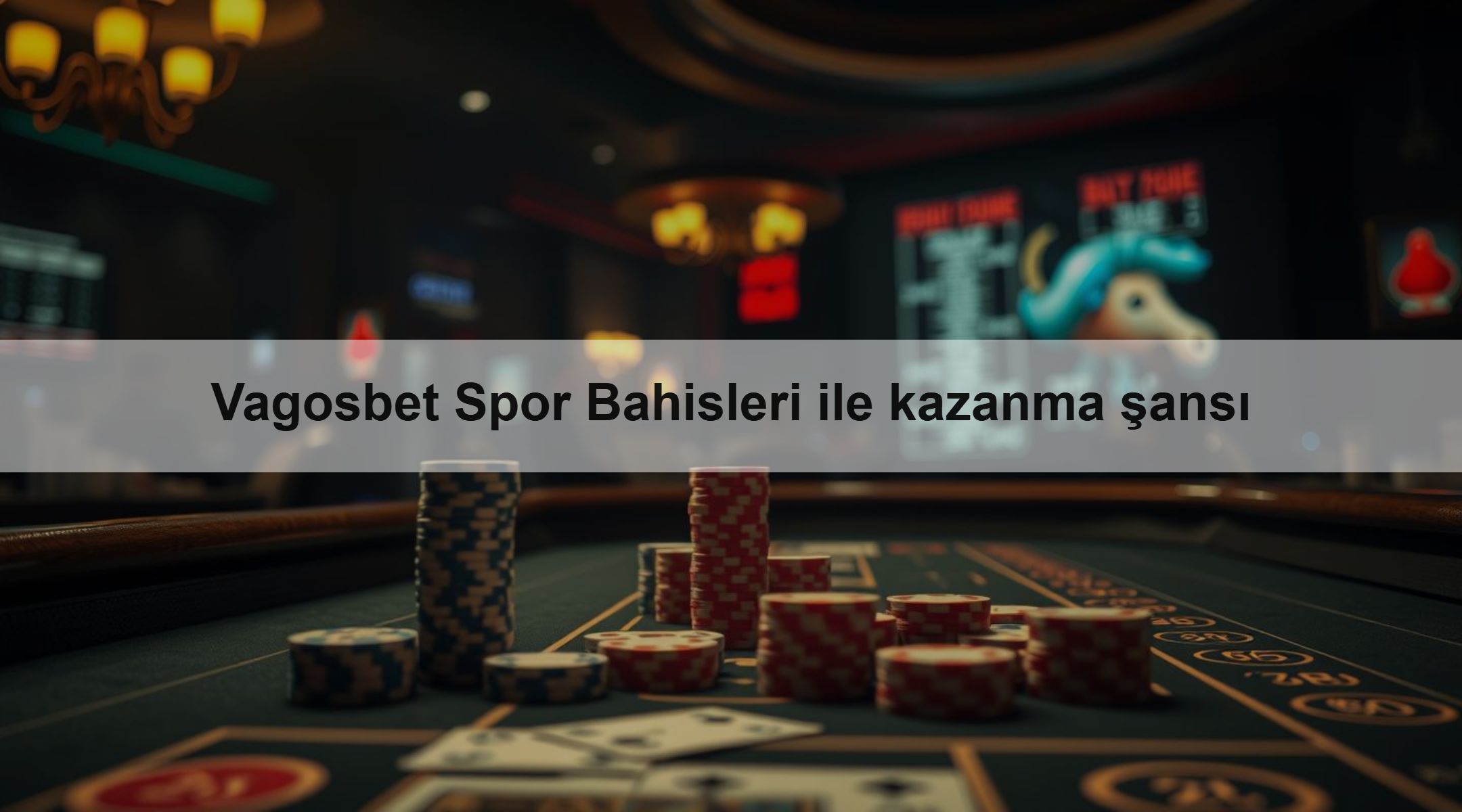 Vagosbet Spor Bahisleri ile kazanma şansı